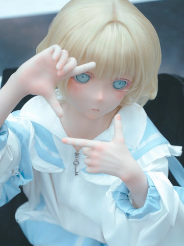 F8647—150cm/4ft9-29kg A Cup Silicone Female Anime Sex Doll Tsumugi | Kiradols
