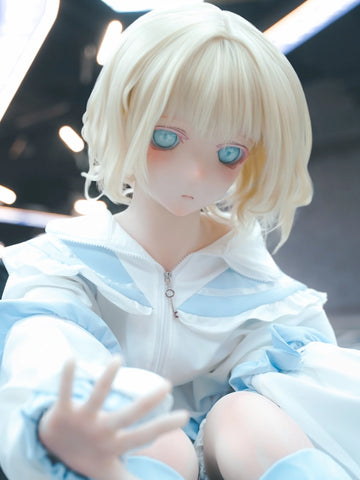 F8647—150cm/4ft9-29kg A Cup Silicone Female Anime Sex Doll Tsumugi | Kiradols
