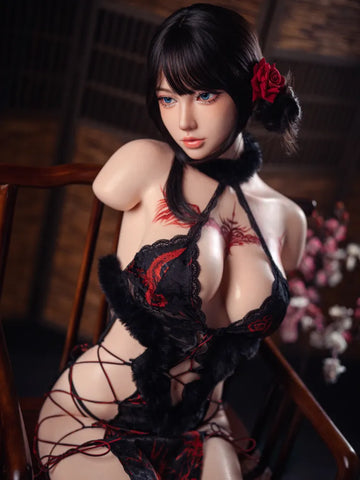 T781—115cm/3ft9 25kg C Cup Silicone Lifesize Sex Doll Torso With Head | Jiusheng Doll