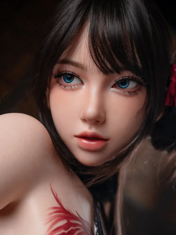 T781—115cm/3ft9 25kg C Cup Silicone Lifesize Sex Doll Torso With Head | Jiusheng Doll