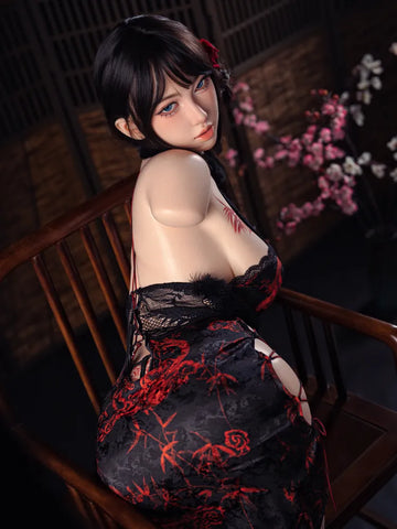 T781—115cm/3ft9 25kg C Cup Silicone Lifesize Sex Doll Torso With Head | Jiusheng Doll