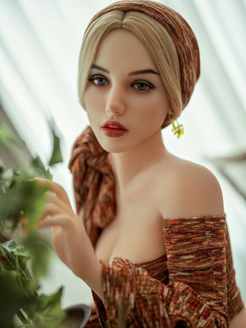 F2418-152cm/5フィート Cカップ M36# ROS 可動顎 ブラックガール シリコンヘッド TPE セックスドール |SY Doll 