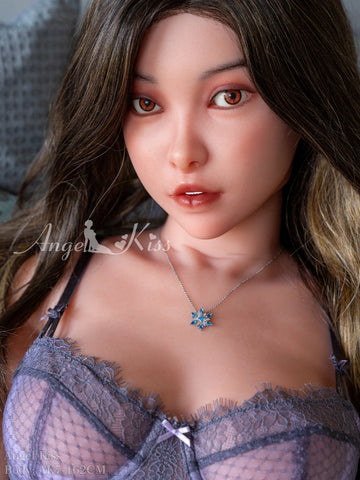 F2337-162cm/5ft3 C Cup Teen Thin Silicone Búp Bê Tình Dục |Angel Kiss Doll 