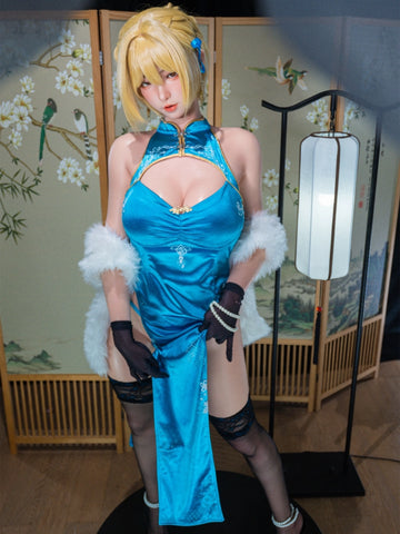 F7638- 160cm(5ft3)-35kg E Cup Silicone Realistic Aoi Japanese Sex Doll丨Doll senior