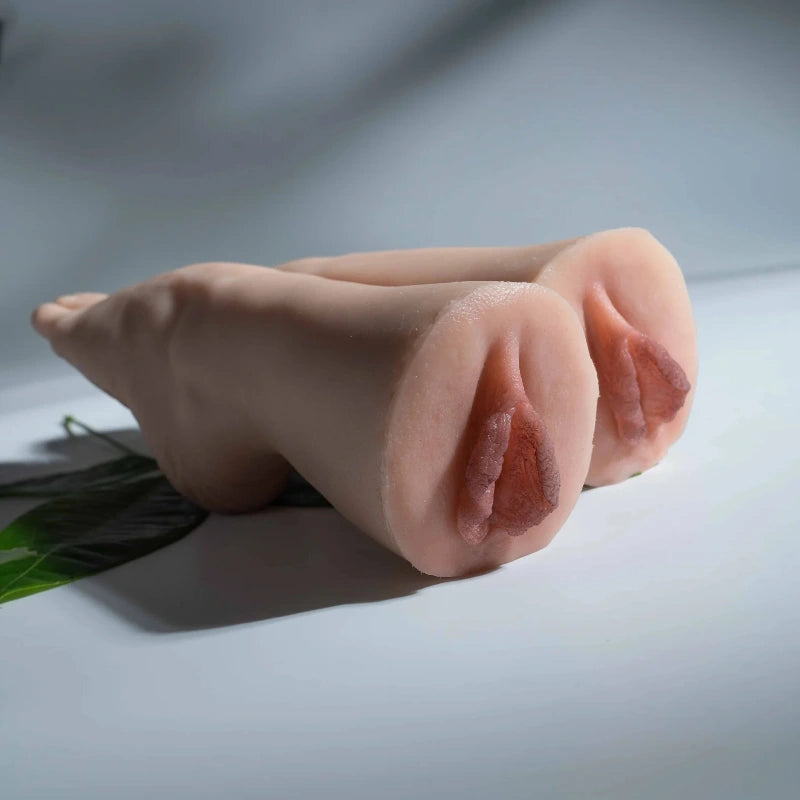 Silicone Foot Toy with Inner Tunnel