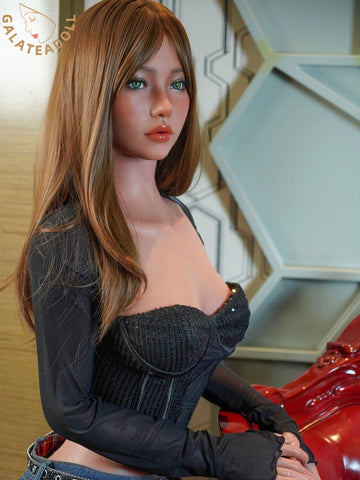 F7602-163cm D Cup Tan Silicone Sex Doll | Galatea doll