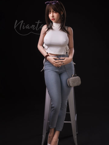 F2493-161cm(5.3ft)/25kg H Cup Mina Yoon Super Lightweight ROS Silicone Sex Doll【In Stock USA 】｜Nianta Doll