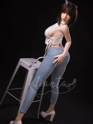 F2493-161cm(5.3ft)/25kg H Cup Mina Yoon Super Lightweight ROS Silicone Sex Doll【In Stock USA 】｜Nianta Doll