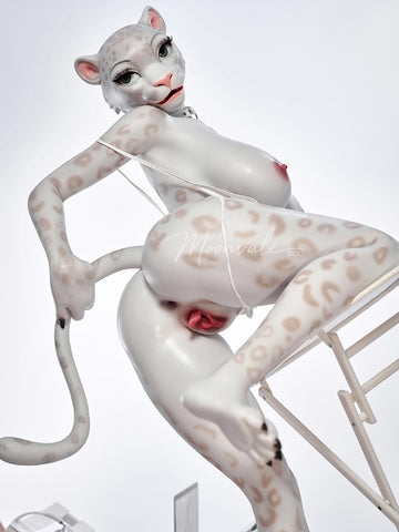 F763-165cm(5ft5)-45kg D Cup Silicone Leopard Girl Furry Animal ROS BBW Sex Doll |Moonvale Doll