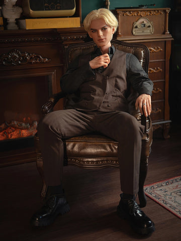 F7631-168cm/5ft5 47kg Silicone Male Sex Doll with Automatic Insertion | SY Doll