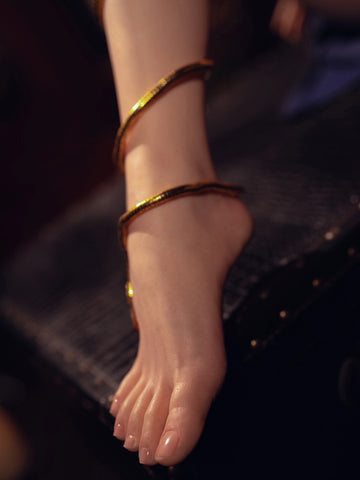 F7627-164cm(5.4ft) 36kg D Cup Silicone Body+Movable Jaw Head Sex Doll丨SY Doll