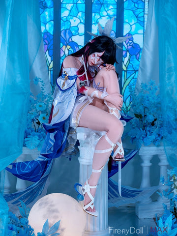 F733—165cm/5ft4-37kg D Cup Closed-Eye Silicone Realistic Sex Doll Asian  | Firefly Diary Max