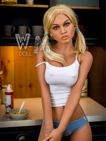 F2057- 166cm(5.5ft)-33kg C Cup Blonde TPE Sex Doll丨WM Doll