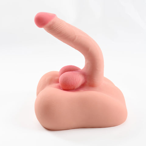 D335(3.3 LBS丨7.5'') Flesh Upgraded King Kong Gunner Male Butt with Dildo