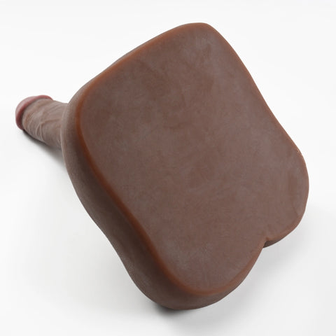 D337(3.3 LBS丨7.5'') Dark Brown Upgraded King Kong Gunner Male Butt with Dildo