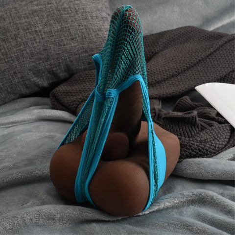 D337(3.3 LBS丨7.5'') Dark Brown Upgraded King Kong Gunner Male Butt with Dildo