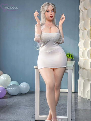 F8080-162cm/5ft3-40.5kg H Cup M16 Plump Body Asian Best BBW Sex Doll | MD Doll