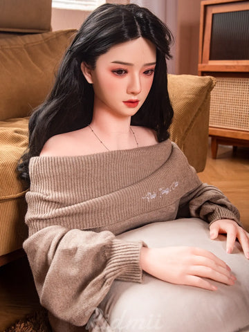 F8524-163cm/36kg  Silicone Head TPE Body Full Size Adult Sex Doll Muncey | Ridmii