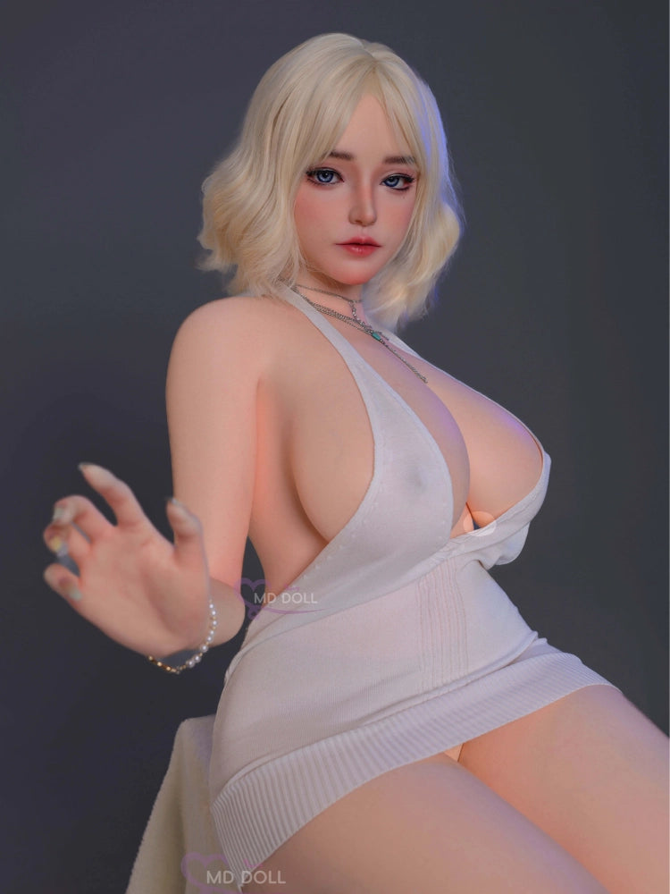 F8082K-162cm/5ft3-40.5kg H Cup M20 Plump Body Asian BBW Huge Breast Sex Doll IN STOCK USA | MD Doll