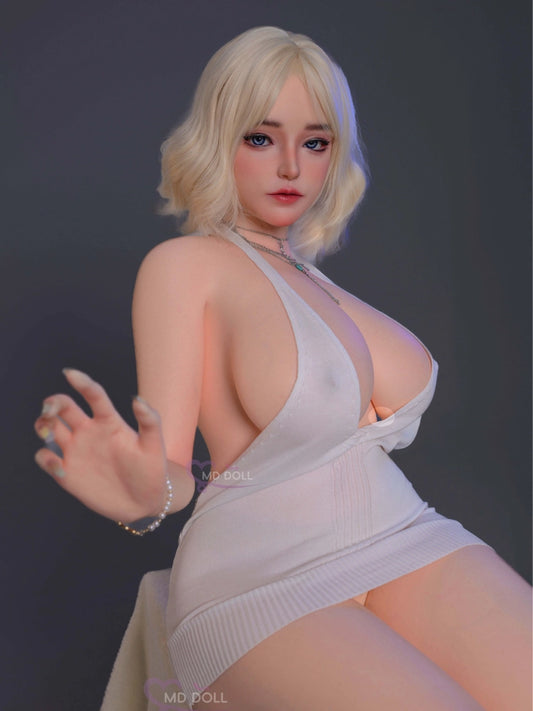 F8082K-162cm/5ft3-40.5kg H Cup M20 Plump Body Asian BBW Huge Breast Sex Doll IN STOCK USA | MD Doll