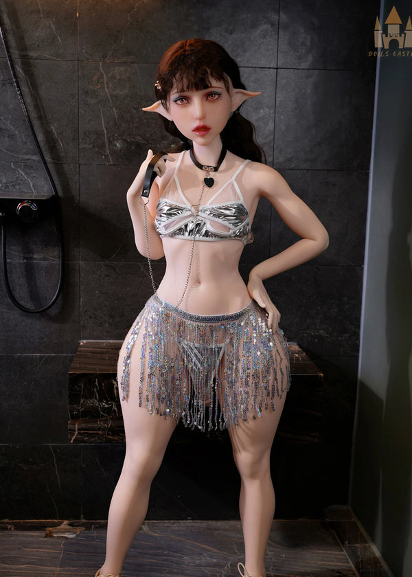 F9300-150cm/4ft9-41kg B Cup ROS Silicone Head Small Chest Shemale Alien Sex Doll｜Doll Castle