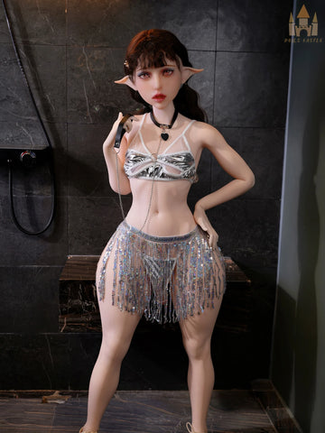 F9300-150cm/4ft9-41kg B Cup ROS Silicone Head Small Chest Shemale Alien Sex Doll｜Doll Castle