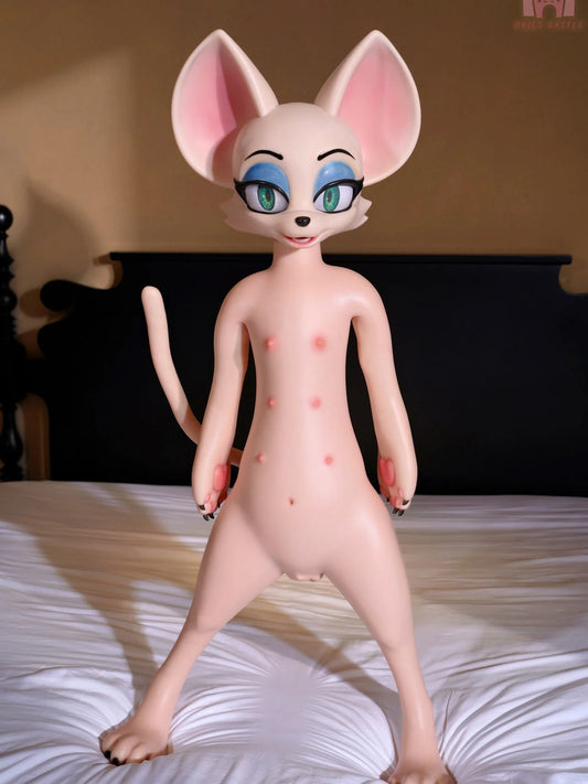 F9362-19.5kg Silicone Bat Fur Fapdolls Life Like Mini Hentai Sex Doll｜Doll Castle