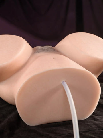 A721 (23.1 lbs) Silicone Buttock Torso With Peeing Function Robot Pussy Doggy Style