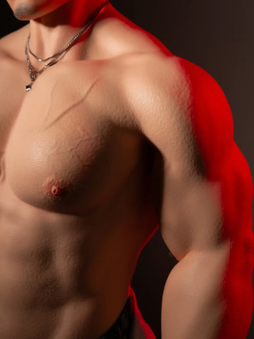 F5998-175cm/5ft9-49kg Full Size Hair transplant ROS Sex With Silicone Male Sex Doll | Qita doll