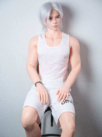 F4619-170cm/5ft7-44kg フェムボーイ フルサイズ シリコン製男性セックス人形付き | Qita 人形