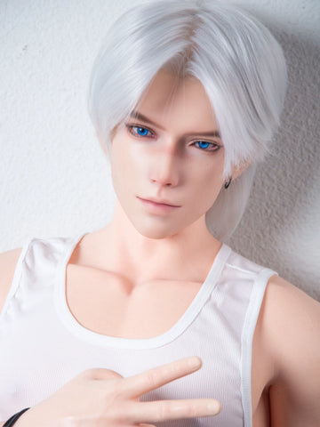 F4619-170cm/5ft7-44kg フェムボーイ フルサイズ シリコン製男性セックス人形付き | Qita 人形