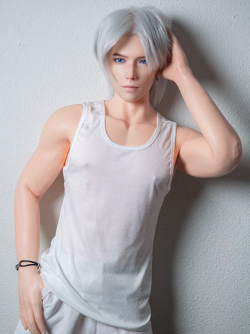 F4619-170cm/5ft7-44kg フェムボーイ フルサイズ シリコン製男性セックス人形付き | Qita 人形