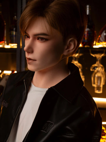 F7748-185cm/6ft1-41kg Life-Size Full Silicone Male Sex Doll Leo with 8.27in Detachable Penis | Qita doll