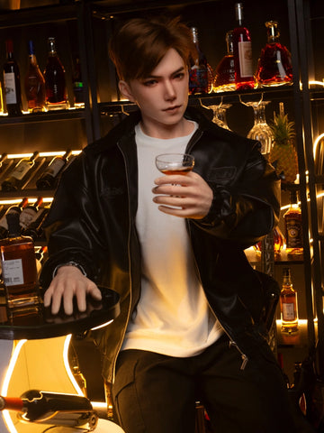F7748-185cm/6ft1-41kg Life-Size Full Silicone Male Sex Doll Leo with 8.27in Detachable Penis | Qita doll