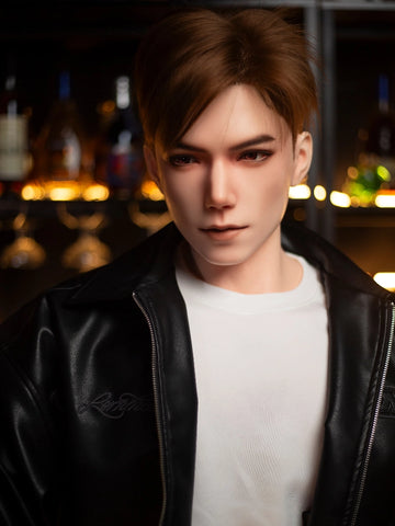 F7748-185cm/6ft1-41kg Life-Size Full Silicone Male Sex Doll Leo with 8.27in Detachable Penis | Qita doll