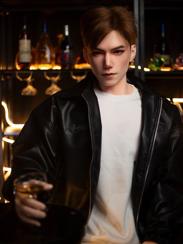 F7748-185cm/6ft1-41kg Life-Size Full Silicone Male Sex Doll Leo with 8.27in Detachable Penis | Qita doll