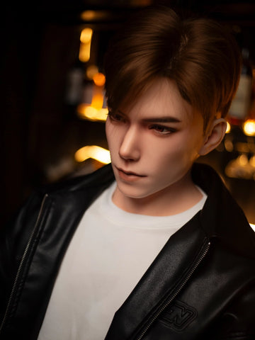 F7748-185cm/6ft1-41kg Life-Size Full Silicone Male Sex Doll Leo with 8.27in Detachable Penis | Qita doll