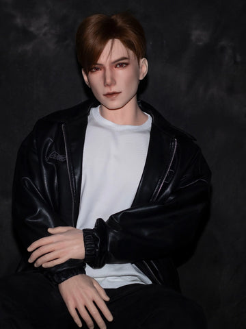 F7748-185cm/6ft1-41kg Life-Size Full Silicone Male Sex Doll Leo with 8.27in Detachable Penis | Qita doll