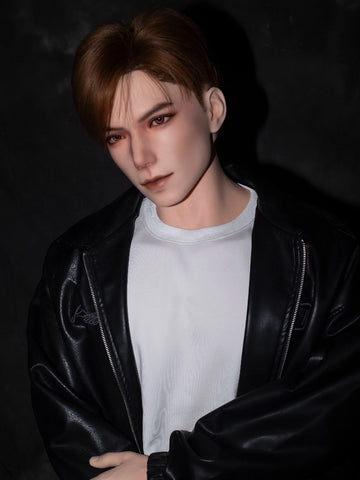 F7748-185cm/6ft1-41kg Life-Size Full Silicone Male Sex Doll Leo with 8.27in Detachable Penis | Qita doll