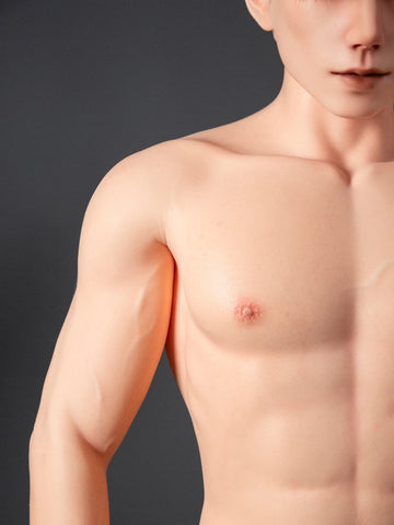 F7748-185cm/6ft1-41kg Life-Size Full Silicone Male Sex Doll Leo with 8.27in Detachable Penis | Qita doll