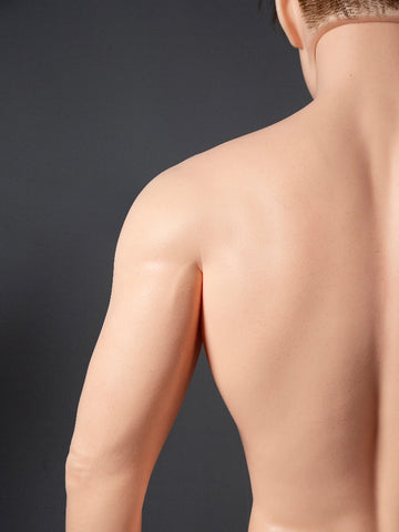 F7748-185cm/6ft1-41kg Life-Size Full Silicone Male Sex Doll Leo with 8.27in Detachable Penis | Qita doll