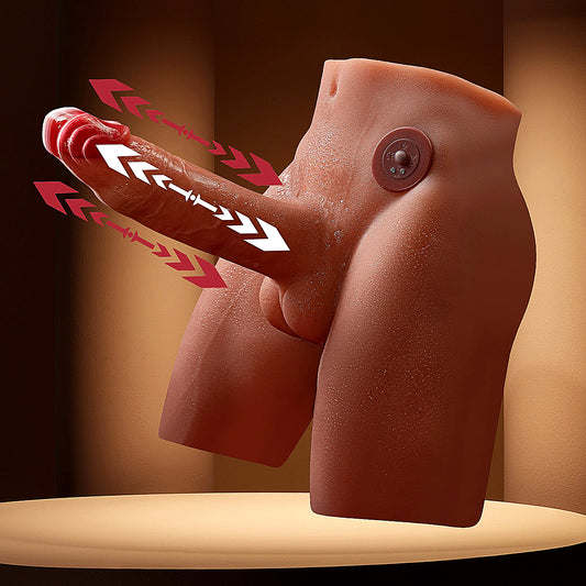 Electric Male Sex Doll Torso Dildo
