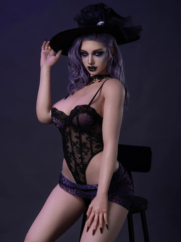 F1725—165cm/5フィート4 カルメン Fカップ シリコン可動ジョーズ セックスドール|Zelex Doll 