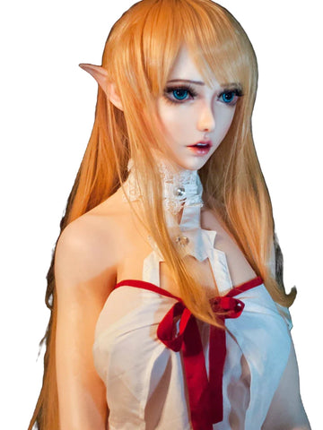 F038-Ava150cm/4ft9 High-quality TPE Real Blonde Elf Alien Sex Doll