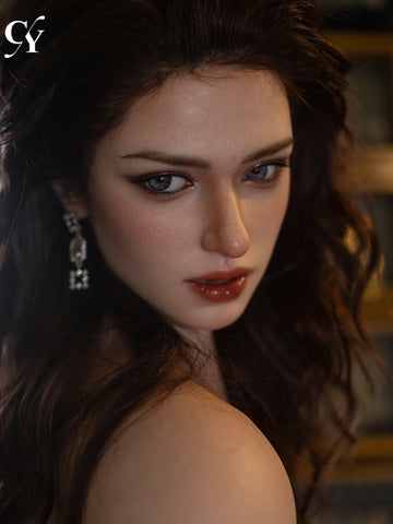 F5825—176cm/5.77ft--41kg E Cup Elva Silicone Realistic with ROS Head Sex Doll | TOP-CYDOLL