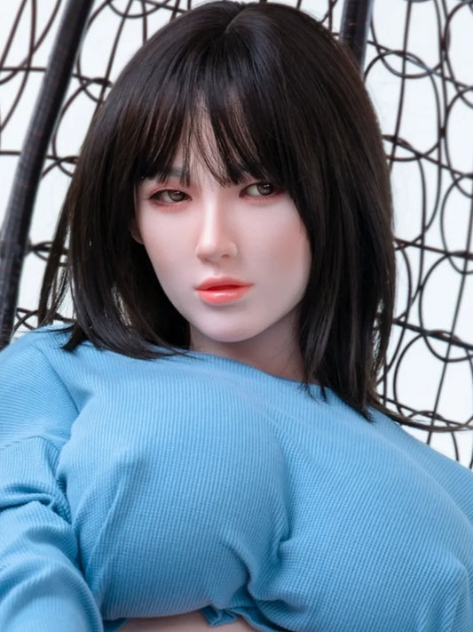 H931 Sex Doll Head-Silicone- Asian Girl【Irontech Doll Head】