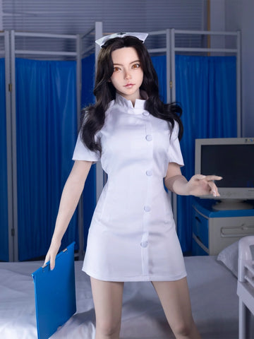 F4656- 166cm(5.4ft)-35kg Hui スキニー ヴァージン 輝く肌 リアルドール シリコン ミディアムブレスト 中国製セックスドール｜Qita Doll 