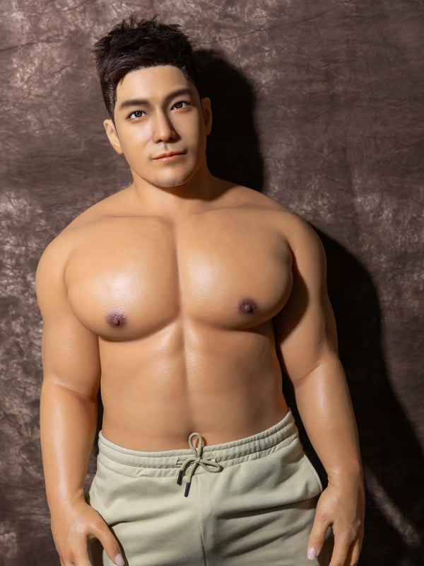 F4619-170cm/5ft7-44kg Lifelike Male Sex Doll - Realistic Full Silicone Gay Doll with 6.69in Penis | Qita doll