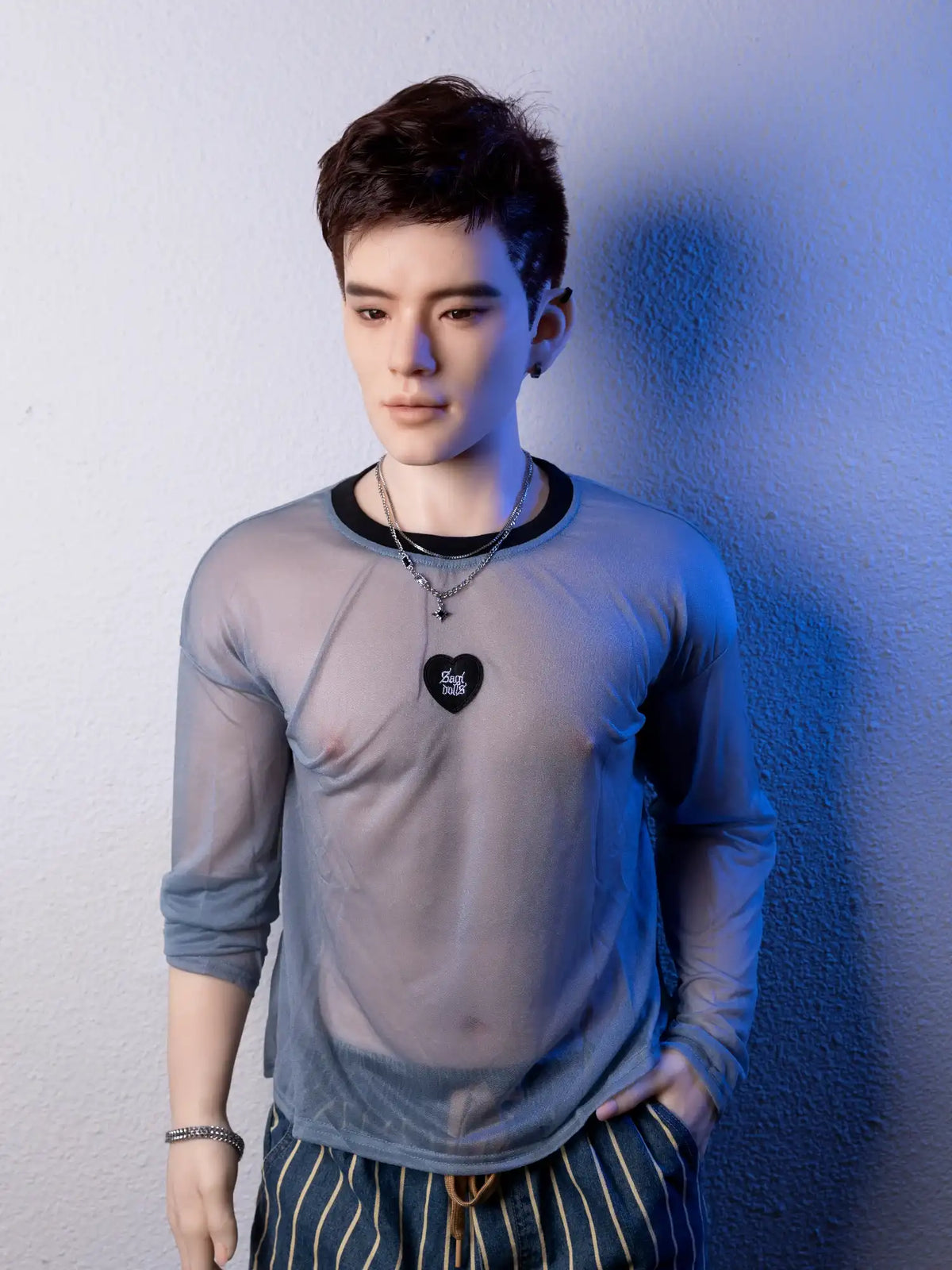 F4613-177cm/5ft10 55kg Silicone Sex Doll Femboy Asian Male - Qita Doll