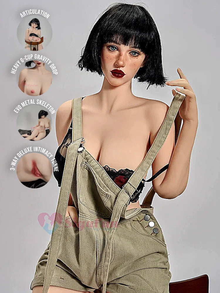 F2453-164cm(5.4ft)-39kg G Cup Cecily Life-Size Silicone Head Sexdoll Celebrity【IN STOCK US/EU】｜Sigafun Doll